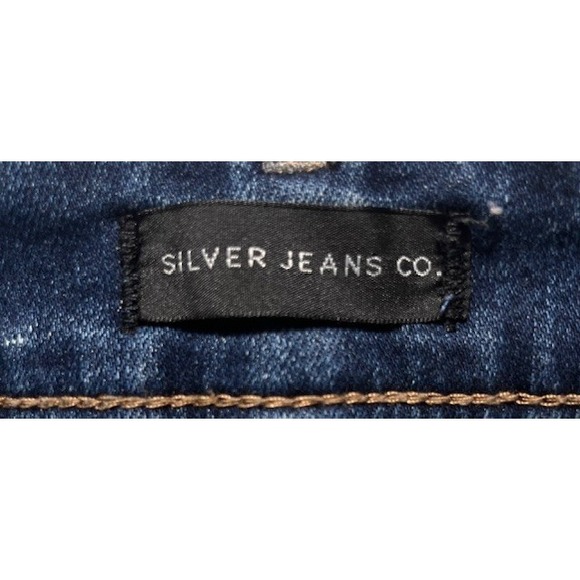 Silver Jeans Co. Womens 29x31 Avery High Rise Curvy Fit Straight Leg-1078 - Picture 4 of 8